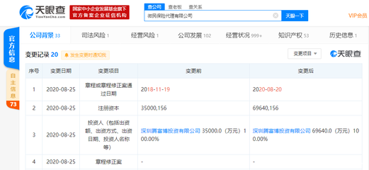 微民保险代理增资至6.96亿，腾讯深化保险市场布局